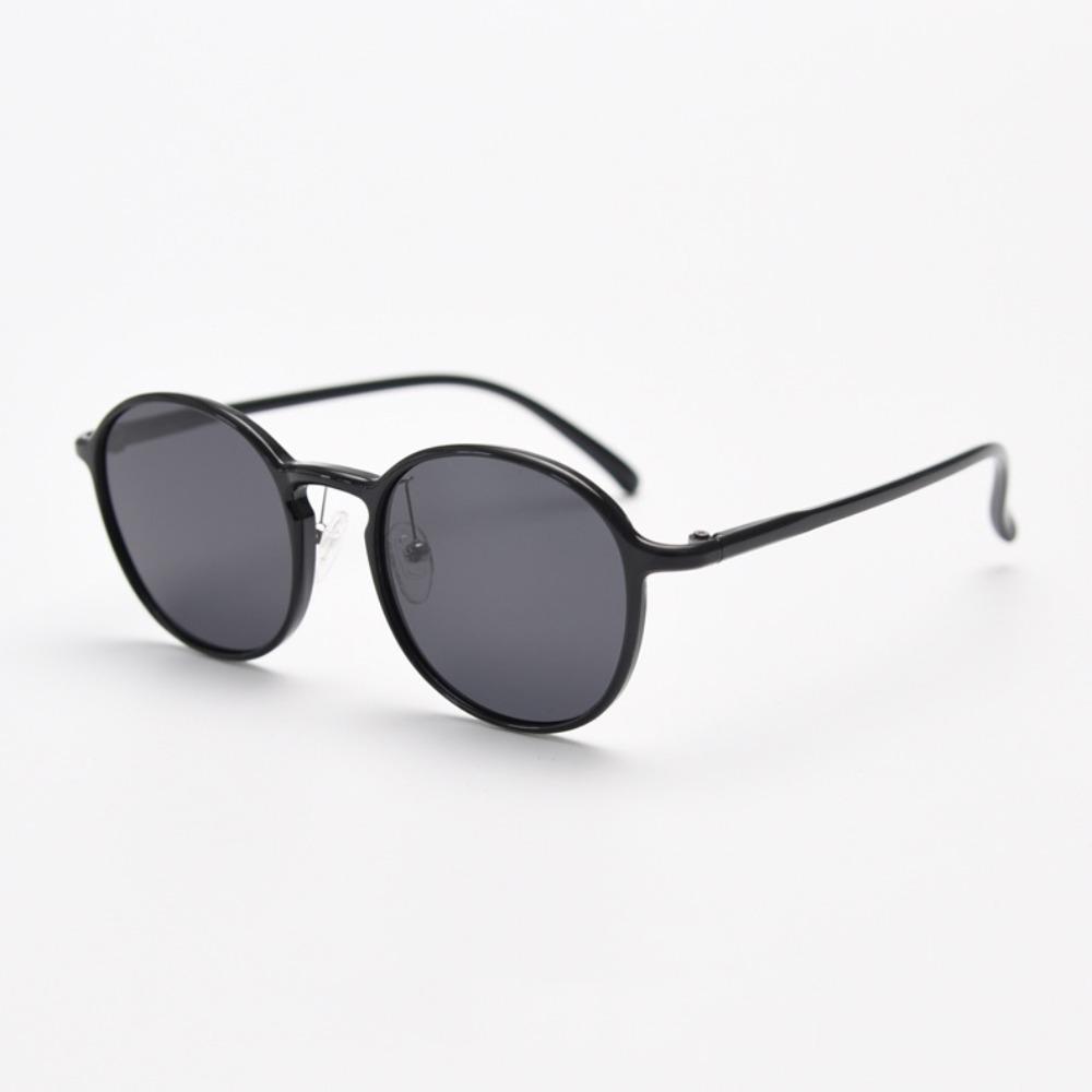 Round Frame UV Resistant Glasses Classic Driving Sunglasses Lightweight Casual Eyewear  Travel