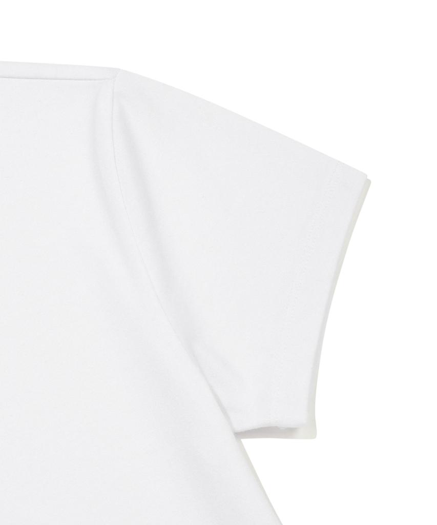 RETRIEVER CLUB Love Puppy Crop Tee [White]