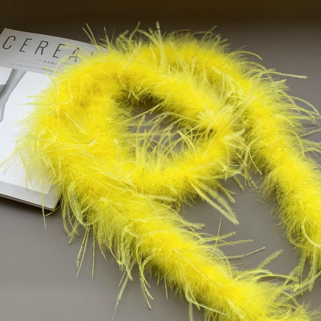Colored Feather Strips, Ostrich Hair, Top Strips, Dance Costumes DIY Decorative Materials, Clothing Accessories