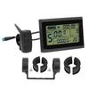 Bike Conversion KTLCD3U Horizontal Black&White Screen LCD Meter Waterproof Connector