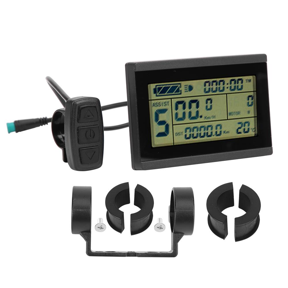 

Bike Conversion KTLCD3U Horizontal Black&White Screen LCD Meter Waterproof Connector