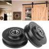 2Pcs Barn Door Pulley for Crane Track - Sliding Door Wheel Closet Hardware Roller