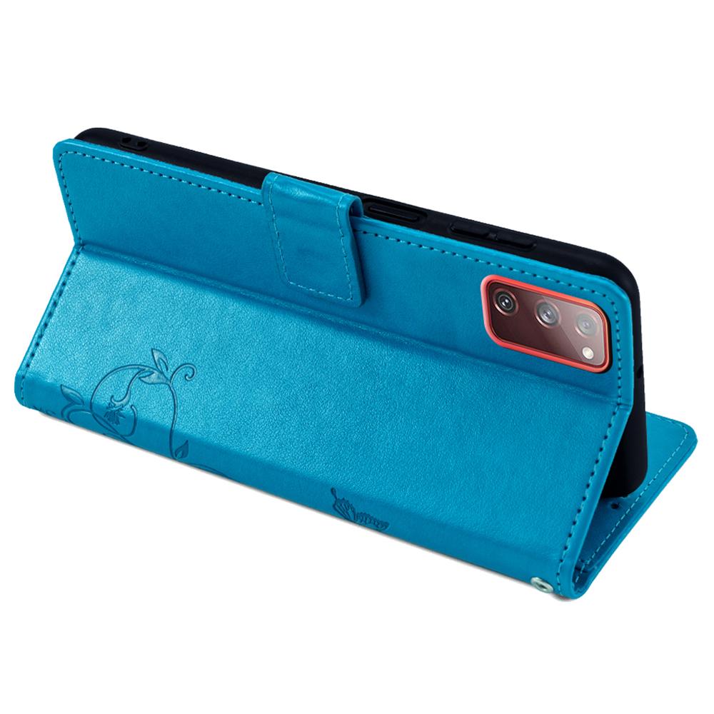 For Samsung Galaxy S20 FE/S20 FE 5G/S20 FE 2022/S20 Lite Case Butterfly Flower PU Leather Phone Cover Online Shopping Wholesale