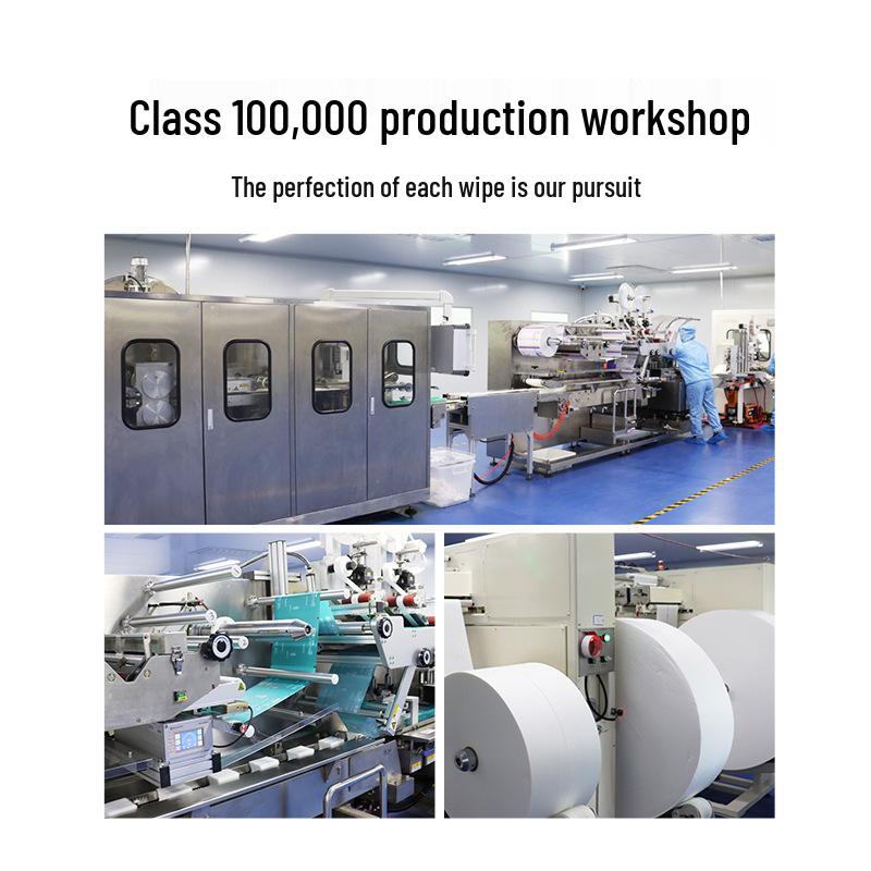 Großpackung 80 Feuchttücher für Babys - Hand- und Mundreinigung mit reinem Wasser