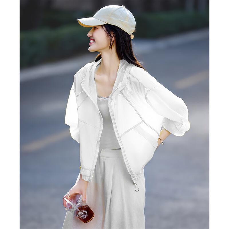 

Женская легкая солнцезащитная куртка с капюшоном для активного отдыха L