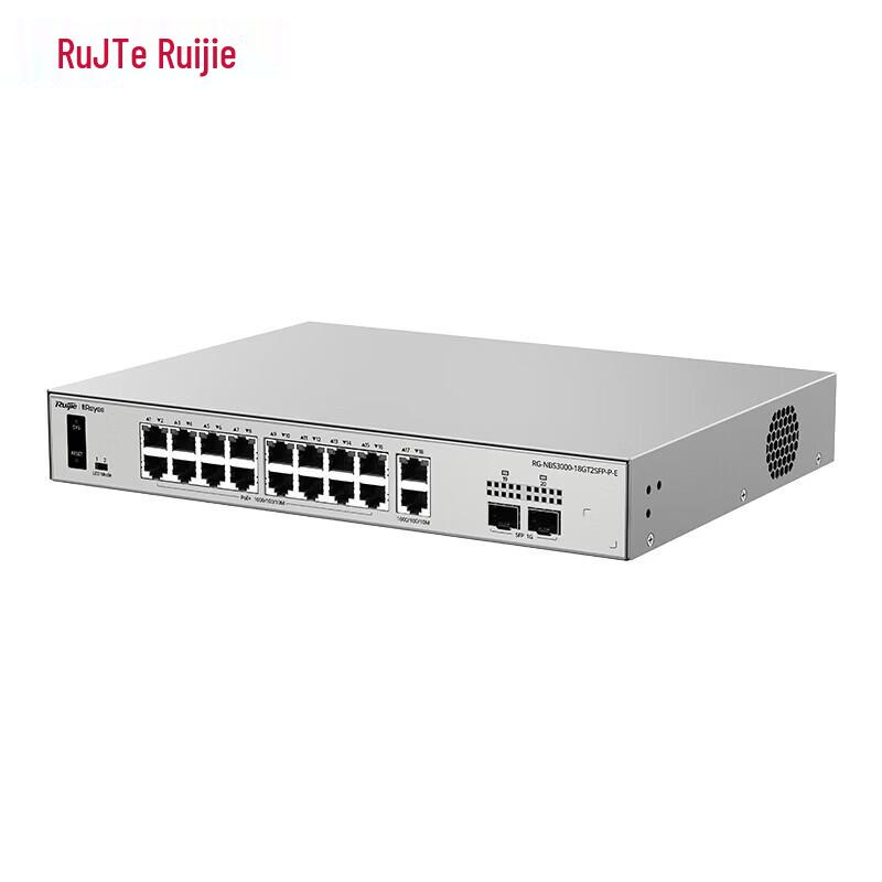 Switch Gestito PoE Gigabit a 18 Porte Ruijie