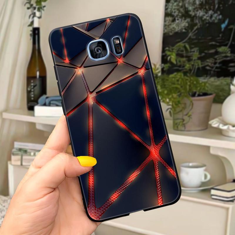 For Samsung Galaxy S7 edge Case Cover Cute Letters Soft Silicone Coque Phone Case For Samsung s 7 S7 edge S7edge G930 G935 cases