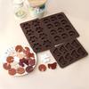 3D Flower Shape Square Silicone Mould DIY Crystal Drop Glue Resin Mold Chocolate Cake Decorating Mold Baking Tool Ice Cube Gift