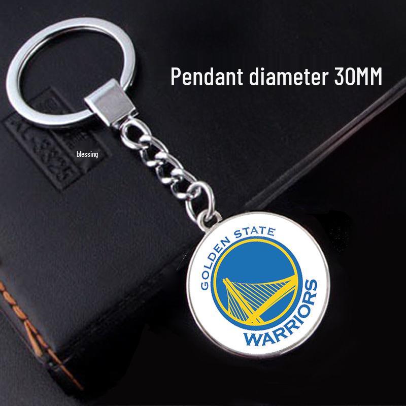 NBA Team Logo Basketball Fan Keychain Pendant