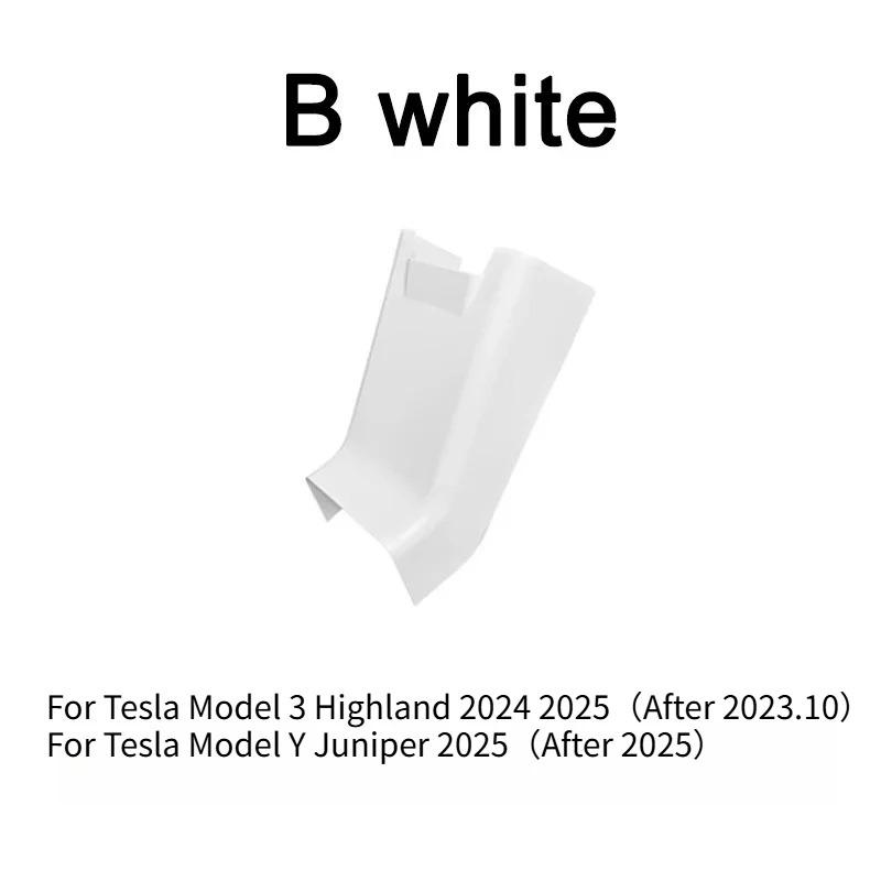 For Tesla Model Y Juniper 2025 Rear Screen Cover Protector Frame Back Air Vent Trim Protective White Car Interior Accessories