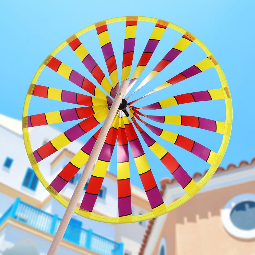 Toy For Kids Outdoors Children Gifts Single Layer Windmill Windmill Toys Wind Spinner Rotating Toys