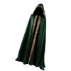Halloween Death Cloak Loose Comfortable Hooded Death Robe Cloak Meidieval Cape Costume for Adult Cosplay Party Halloween