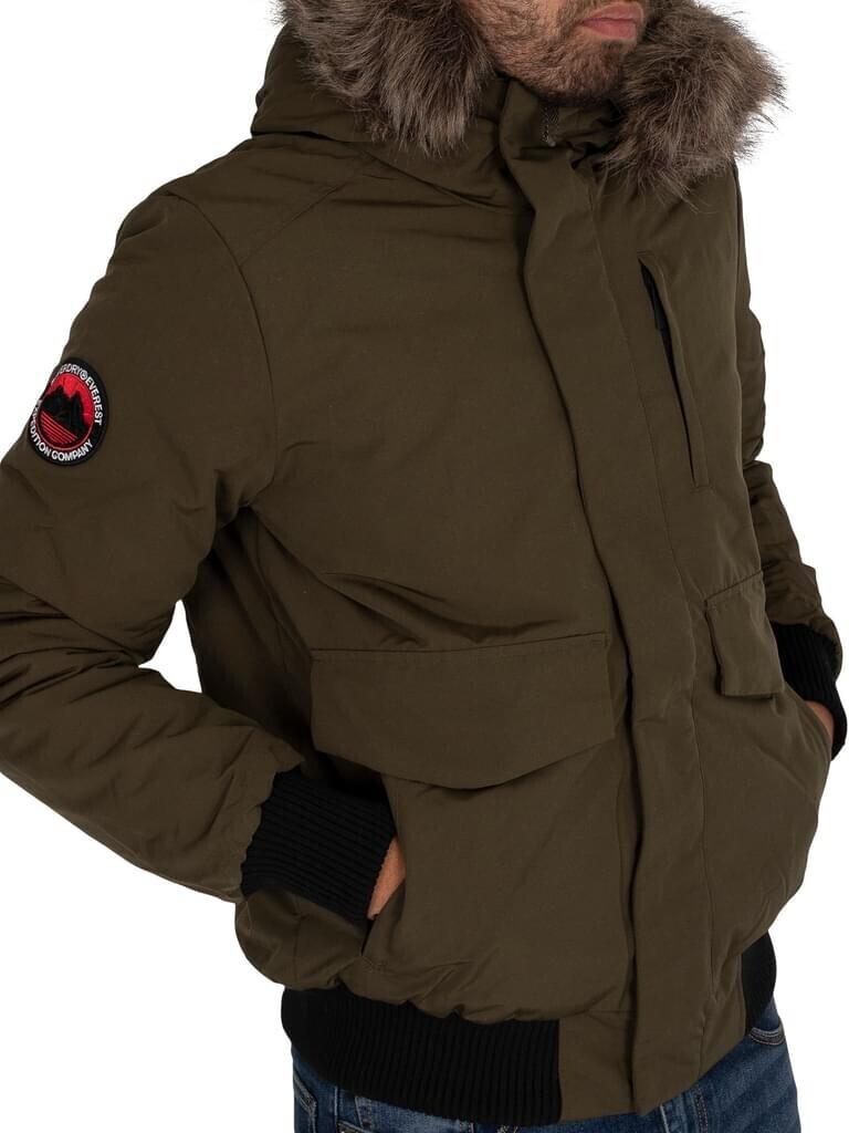 Зимняя куртка Superdry Everest Bomber Jacket (M5011113A) Surplus Goods olive (M5011113A-LO3)