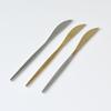 Abella Matte Stainless Steel Dessert Knife Gold