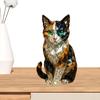 Creative Fake Crystal Mini Collectible Art Clear Statue Resin Animal Artwork Sculpture for Home Office Shelf Desk Table Decor