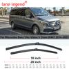 För Mercedes Benz Vito Viano V-klass W447 2014~2023 Fram Bak Torkarblad Set Borstar Fönster Vindruta Vindruta Tillbehör