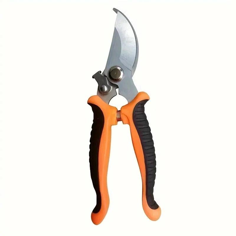 

1PC Greening Professional Gardening Scissors, Pruning Branches, Pruning Fruit Trees, Multi functional Home Gardening Scissors помаранчевий
