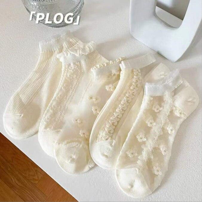 5 Paar Damensocken Kurz Boot Unsichtbar Chaussette Femme Skarpety Baumwolle Knöchel Meias Socke Damen Atmungsaktiv Calcetines Mujer
