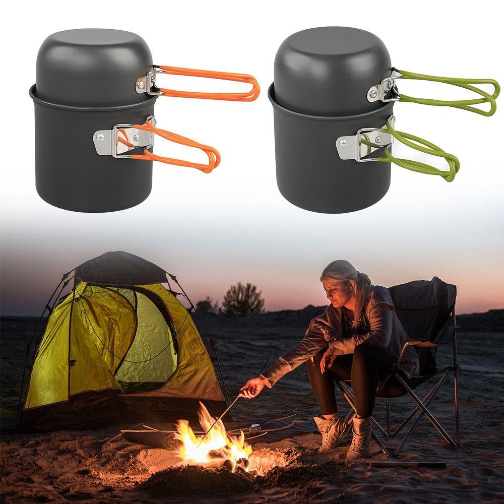 Hard Aluminum Alloy Material Camping Cookware Lightweight Outdoor Tableware  Backpacking