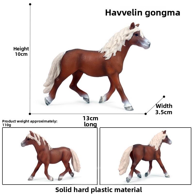 Wild Animal Model Kids Educational Toy Plastic Horse Figurine For Children Play