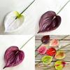 Anthurium Simulated Plants Wedding Hotel Restaurant Decoration Ornament Desktop