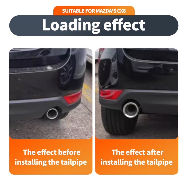 Compatible Exhaust Tailpipe for Mazda Scion CX Models (CX3, CX4, CX5, CX6, CX8) 20-25