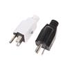 Amerikanischer Abziehbarer Stecker Amerikanischer 3-Pin 15A AC Elektrischer Strom Stecker Adapter Kabel Wiederanschließbarer Verlängerungskabel-Stecker