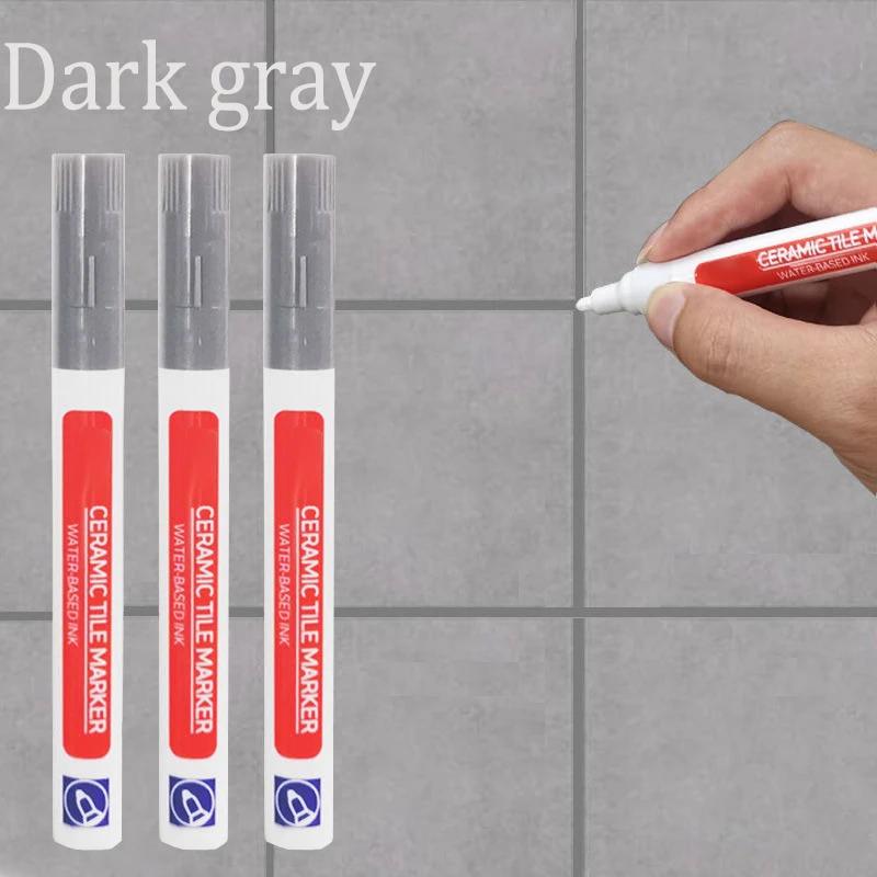 3PCS Ceramic Tile Bathroom Wall Floor Tile Gap Color Econtamination Seam Repair Pens Decontamination Seam Repair Tools YB005