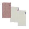 Made In Certified Imabari Towel Half 13 X 25 Set of 3 1 Soft and Fluffy Special Cotton Japan, Handkerchiefs, First, Cm, (2 White, Pink), Yarn, 100%