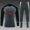 Heren Dames Voetbal Trainingsshirt Halve Rits Opwarmshirt Napoli PSG AC Milan Brazilië Manchester United Fans