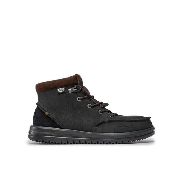 Leather Boots Hey Dude Bradley Boot 40189-001, Black
