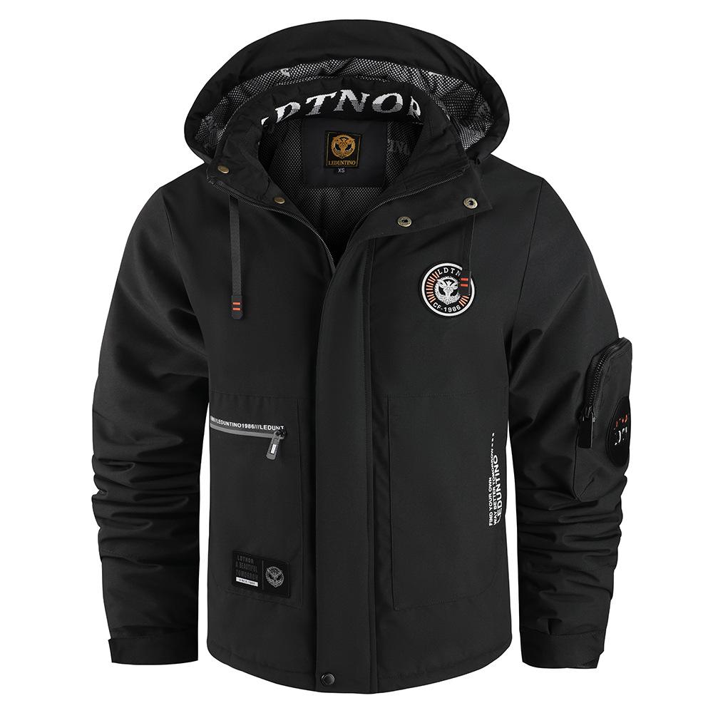 New Winter Style Men's Korean Style Hooded Thickened Cotton Coat Cotton Coat Men Casual Fashionable Coat Men