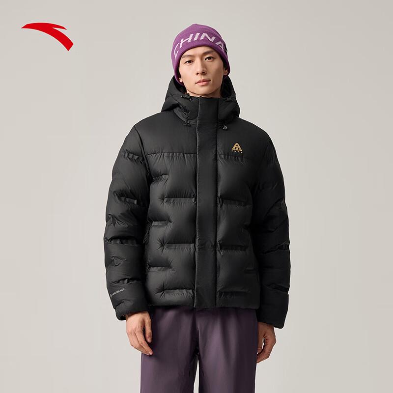 ANTA Men s Hooded Goose Down Puffer Jacket L