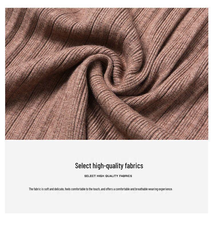 Two-Piece Knit Vest & Dress Set: Mid-Length, Slim-Fit, Autumn/Winter Fashion