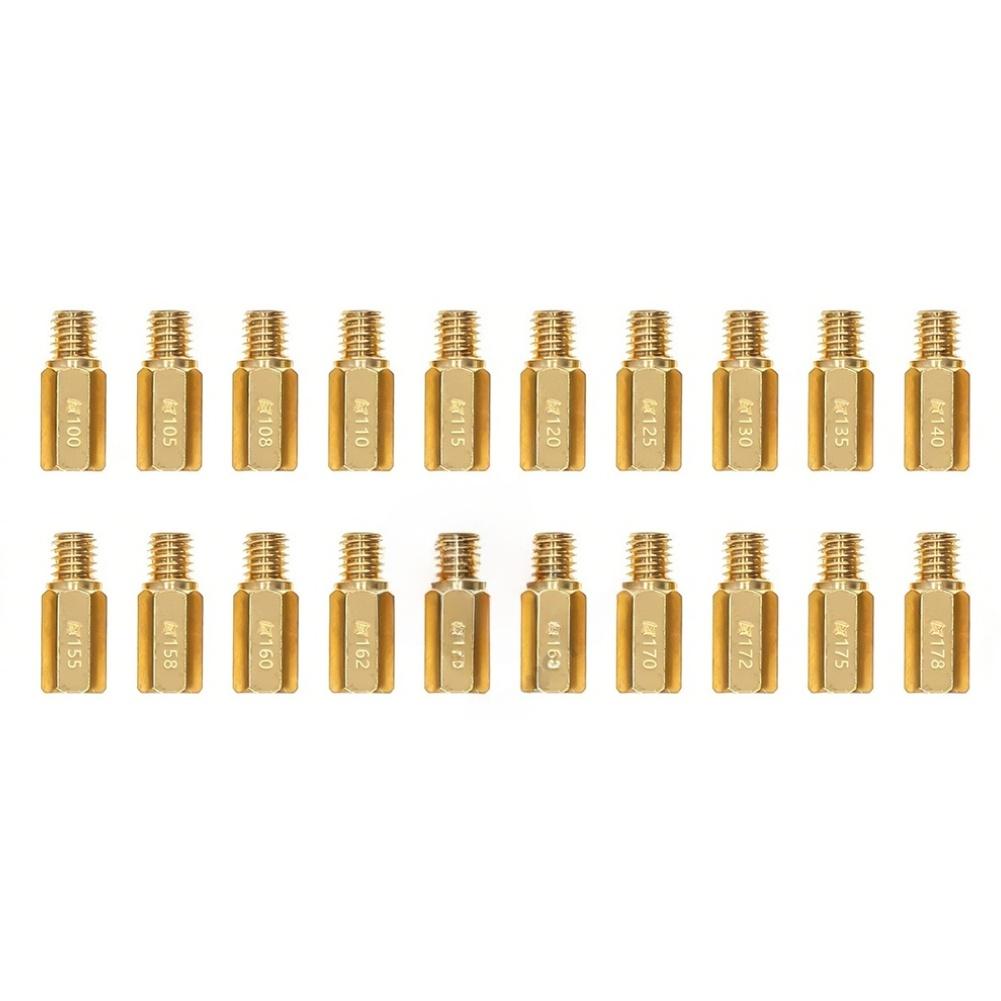 Metal Carburetor Jet Kit 40pcs for PWK For PE For CVK For Motorcycle Carburetors Optimized Fuel Flow For PErformance
