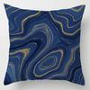 Blue Geometric Shiny Pattern Pillowcase Office Living Room Home Pillowcase Car Ornaments