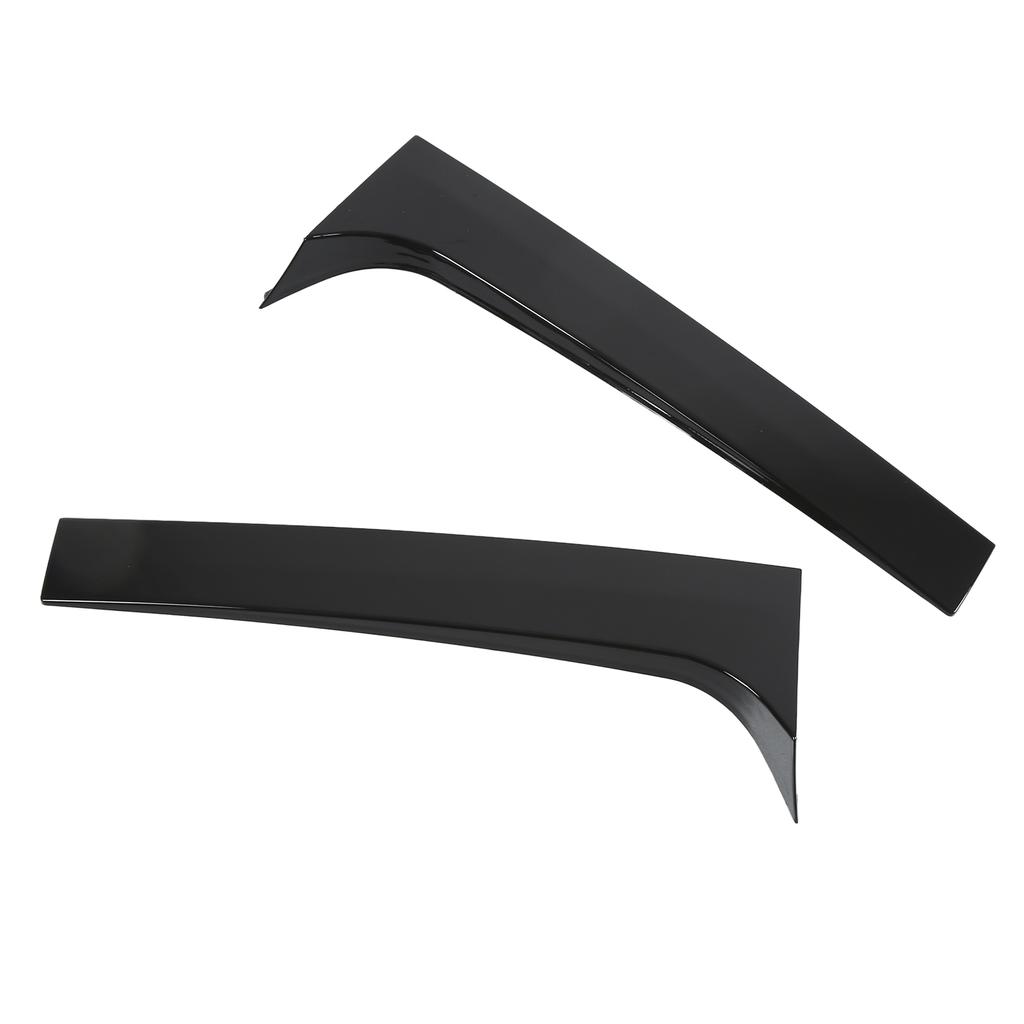 Pair Car Rear Window Side Wing Glossy Black Replacement for Mercedes Benz GLK Class X204 2009‑2015