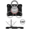 Hybrid Stand Case Universal for IPad Mini 7 2024 A17 Pro Mini 6 2021 8.3 Inch Cover with 360 Rotating Handle Grip Shoulder Strap