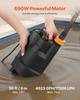 690W Submersible Sump Pump, 17500 L/H, PP-GF20 Submersible Sewage Dirty Clean Water Pump with Automatic Float Switch, Long Cord, 9M Max Lift, for