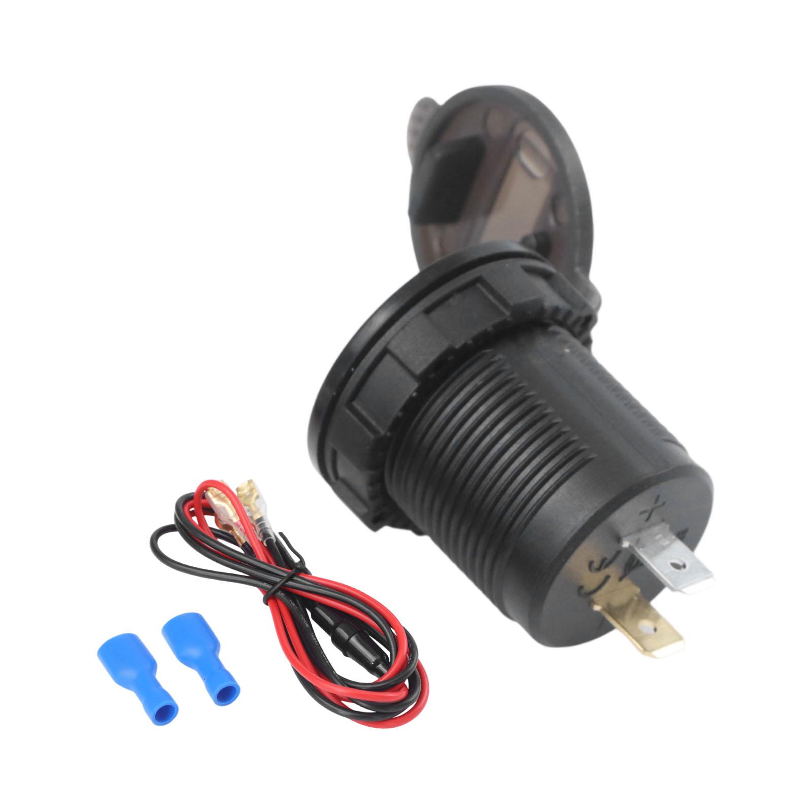 

Outdoor Charging As Shown In Figure USB Car Charger 2-Port USB Charger Dustproof Waterproof LED Voltmeter Display China Mainland