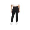 Nike Logo Letter Print Elastic Fleece Warm Cuffed Sports Pants Women pants Black DM1750-010