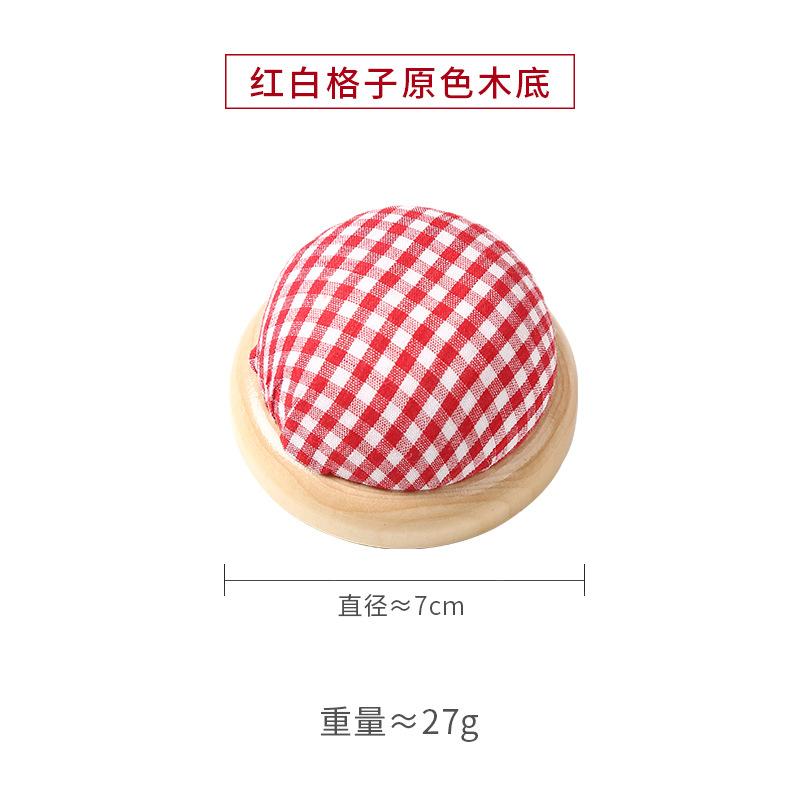 Игольницы Круглые Подушечки для Швейных Игл Игольницы для Шитья с Браслетом, Швейный Аксессуар для DIY-Рукоделия