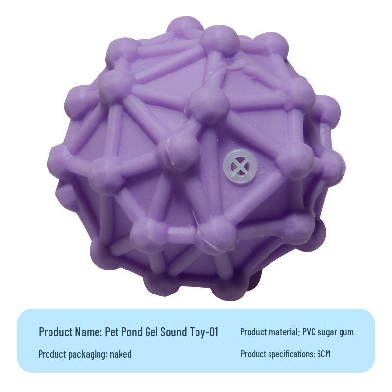 

Виниловый Имитационный Игрушечный Мяч для Маленьких и Средних Собак - Звуковой Мяч для Питомца Unpackaged