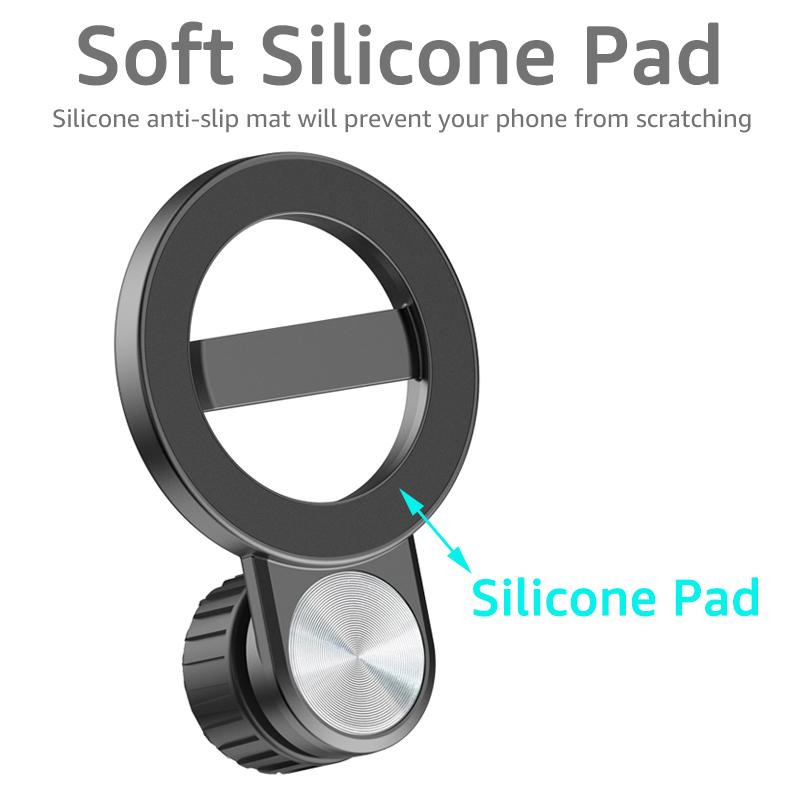 For MagSafe Car Mount Cellphone Holder Replacement Parts Magnetic Bracket Base with 17mm Ball Joint Socket for iPhone Xiaomi