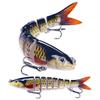 3Pcs Slow Sinking Fishing Baits Wobblers Multiple Sections Fishing Lures 3D Artificial Fishing Lures Swimbait Wobblers