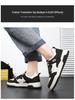 Men's Korean-Style Breathable White Sneakers - Trendy, Thick-Soled, Casual Sports Shoes for Summer