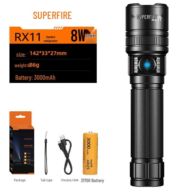 SupFire RX11 Portable High-Brightness LED Flashlight