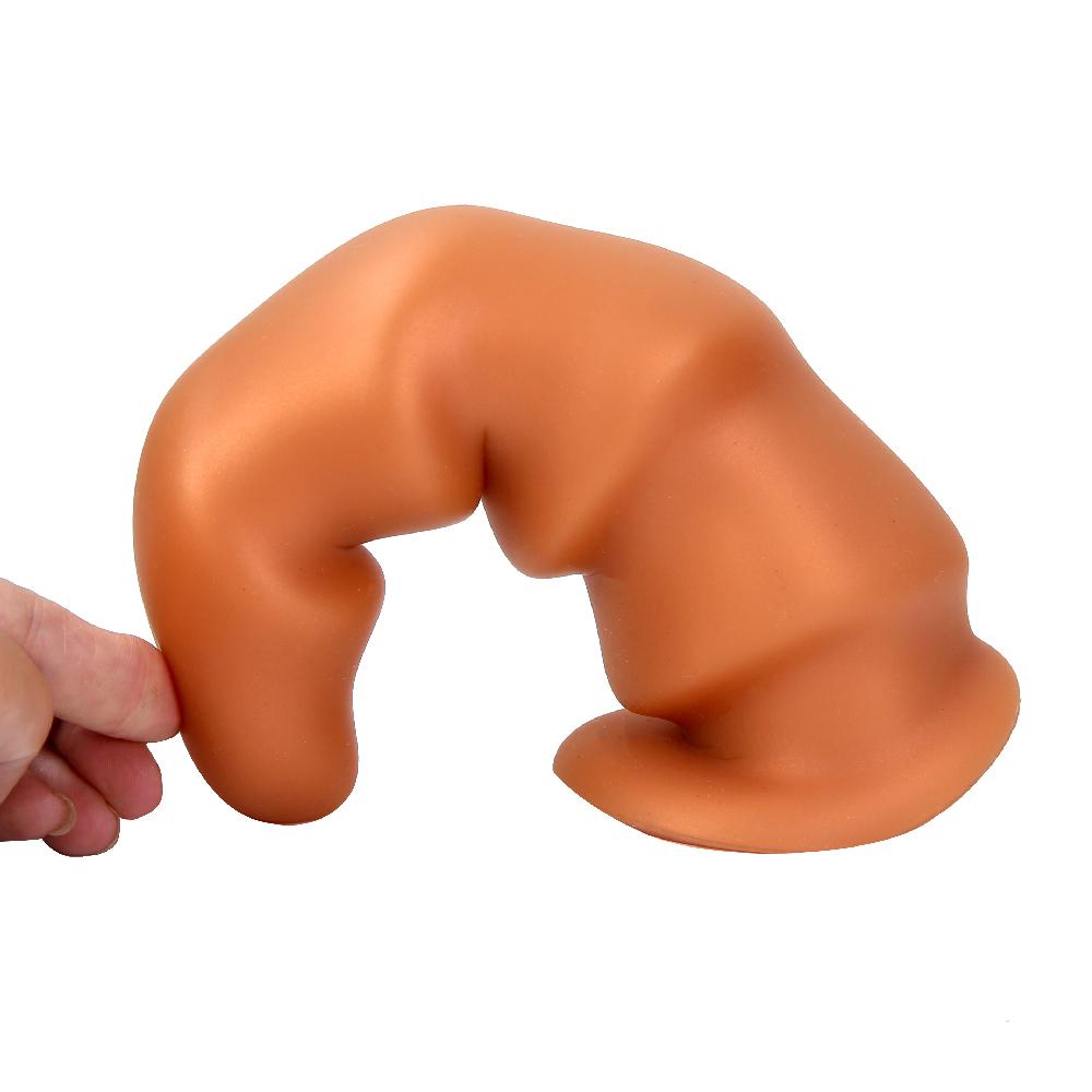 Silikon-Analplug-Masturbator für Männer, großer Dildo, weicher Anal-Expander, Sexspielzeug, Fiasting, realistischer Penis, Sklave, BDSM