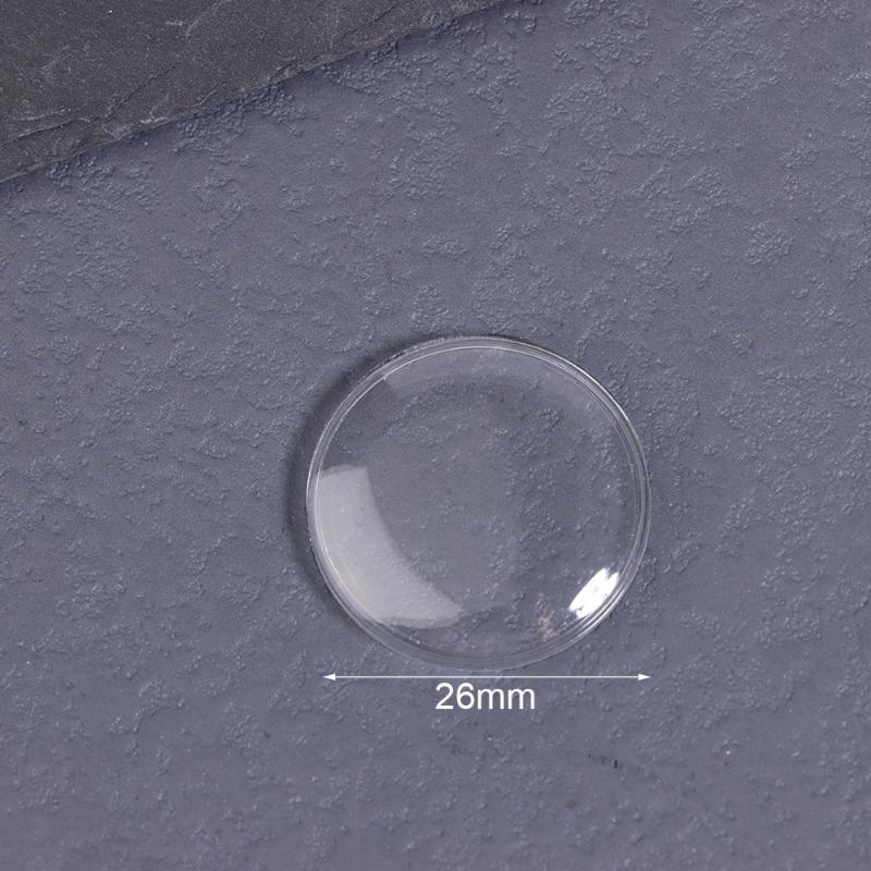 Akcesoria do zegarków 25-36MM Akrylowe Okrągłe Szkiełko Zegarka Pokrywka Zegarka Zamienna Maska Przezroczysta Powierzchnia Płaskie Szkiełko