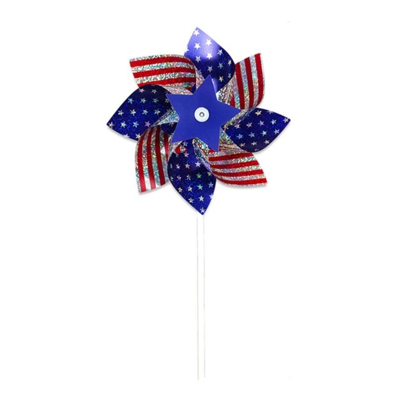 Wind Spinners Eye Catching Pinwheels Colorful for Kid Parties Camping Picnics Outdoor Gathering Lawns Garden Decorations